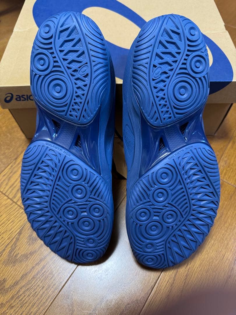 【asics】バスケットボールシューズ グライドノヴァ　ネイビー
