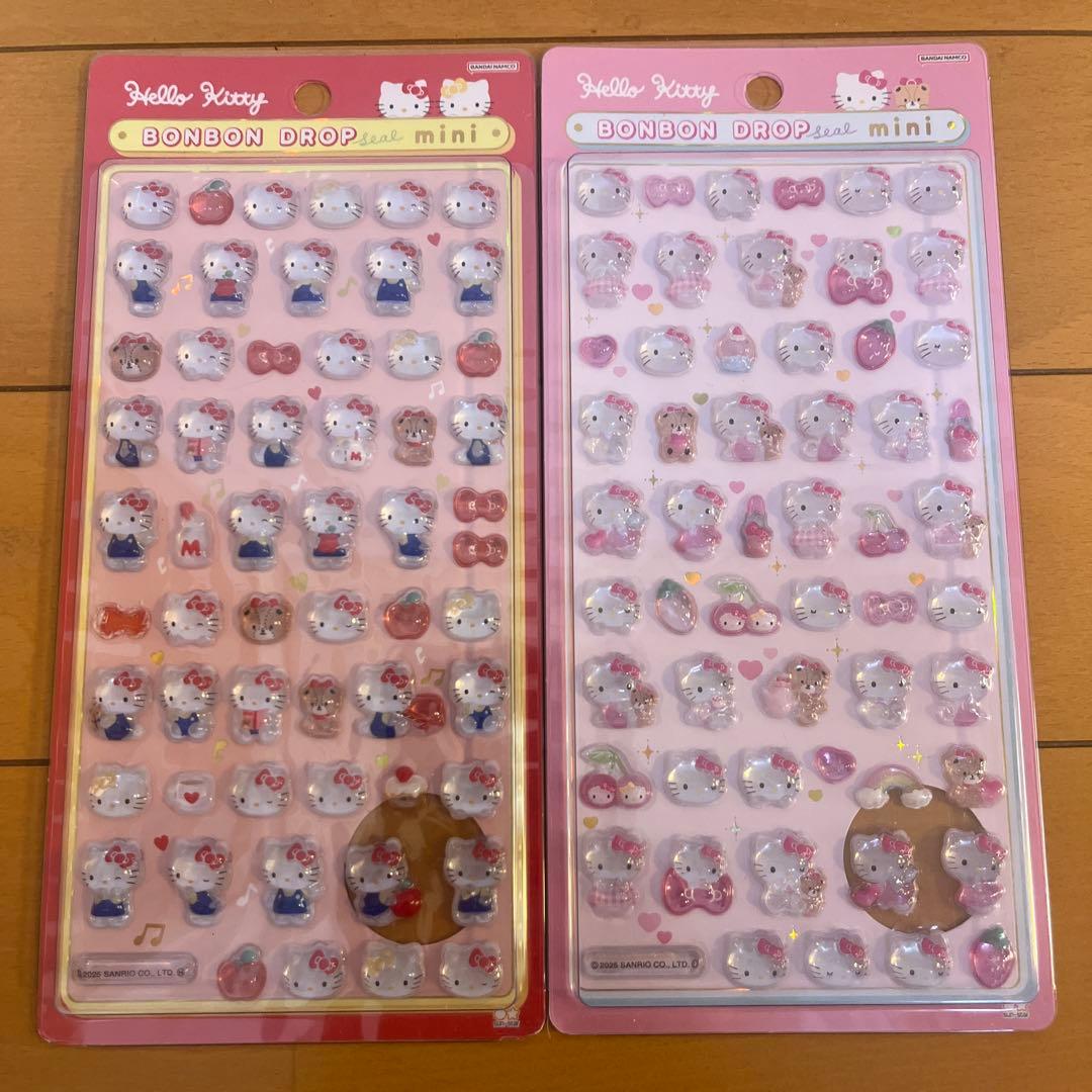 【正規品】サンリオ　ボンボンドロップシール　ミニ 7枚セット