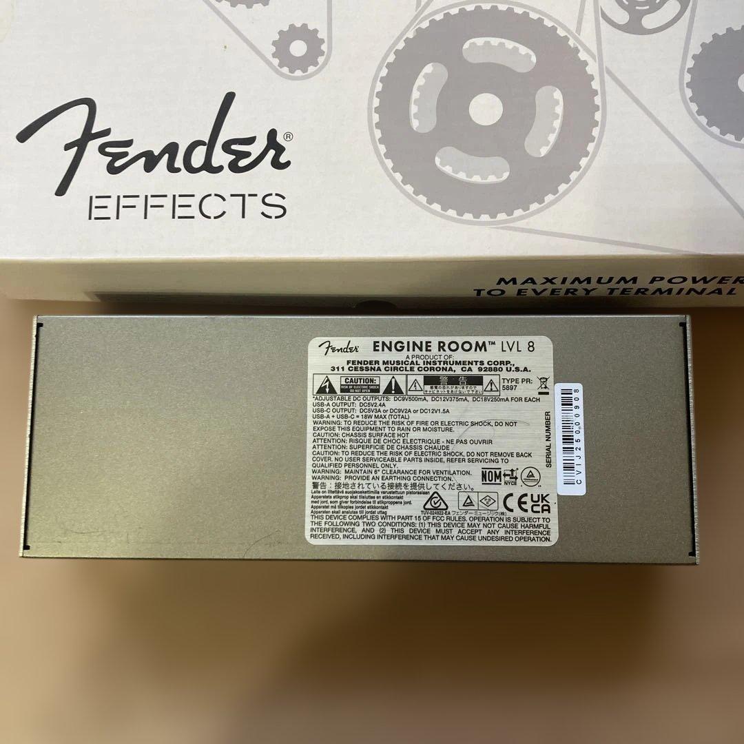 fender ENGINE ROOM LVL8 エフェクター　パワーサプライ