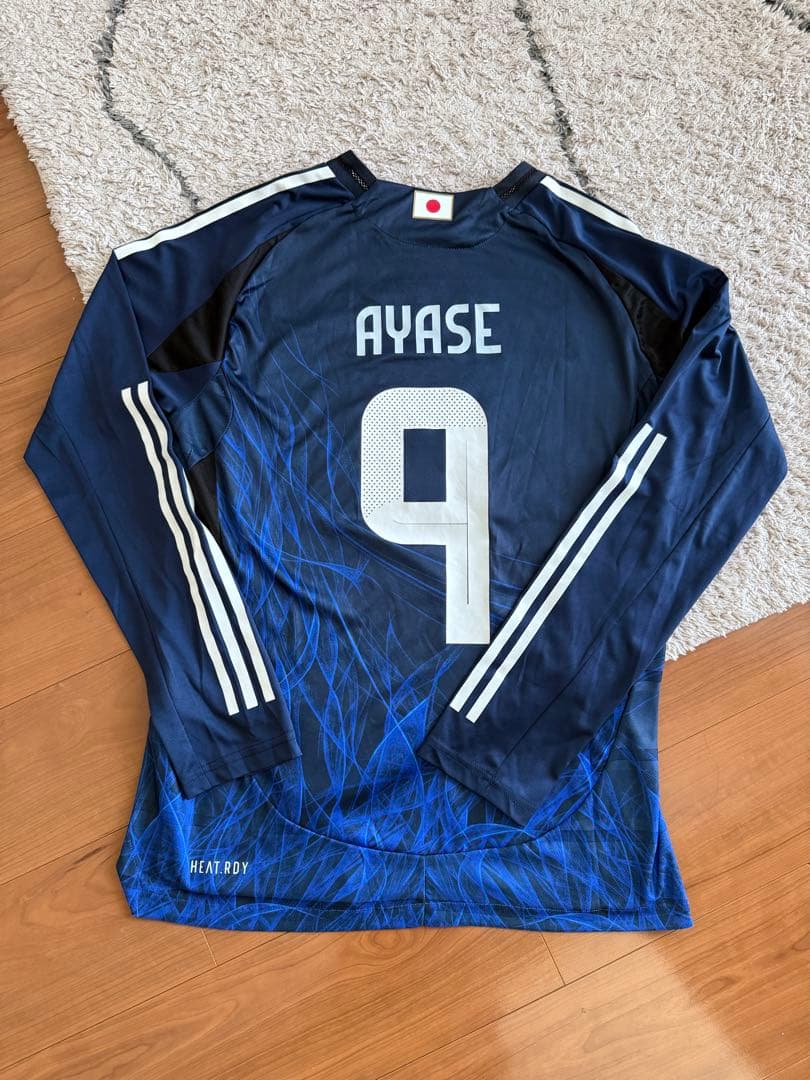長袖　Y-3 サッカー日本代表ユニフォーム　9番上田綺世　L