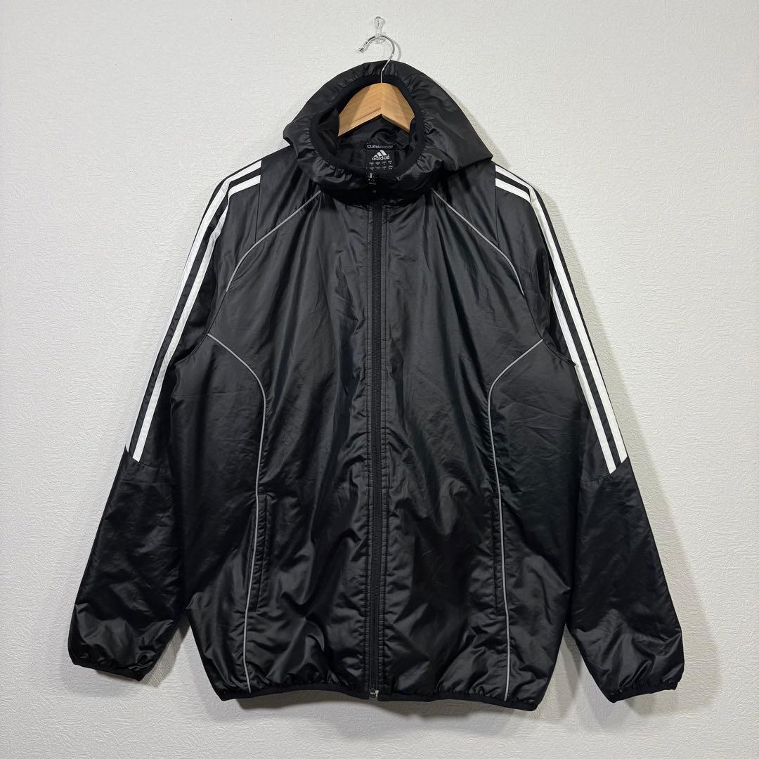 adidas アディダス ナイロンセットアップ 上下セット ブラック O