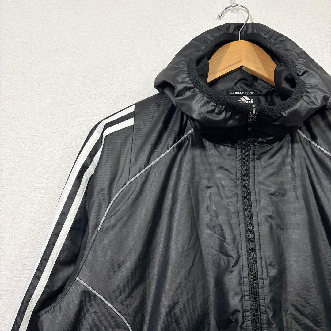 adidas アディダス ナイロンセットアップ 上下セット ブラック O