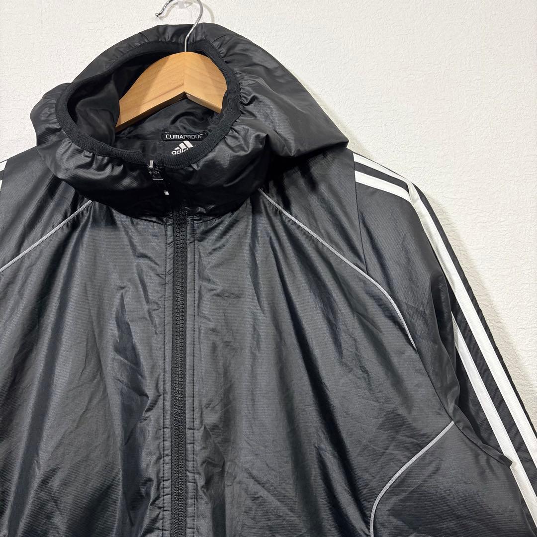adidas アディダス ナイロンセットアップ 上下セット ブラック O