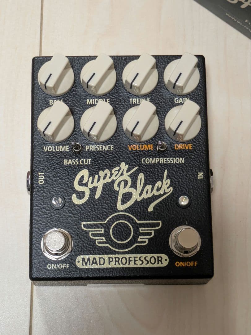 ギター MAD PROFESSOR Super Black FAC