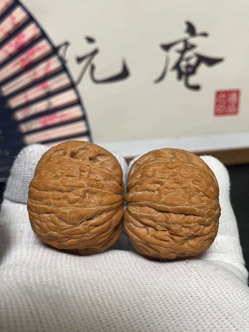 ❤️新入荷❤️No.651❤️文玩くるみ（文玩核桃） 精配紅皮铁锤妹妹