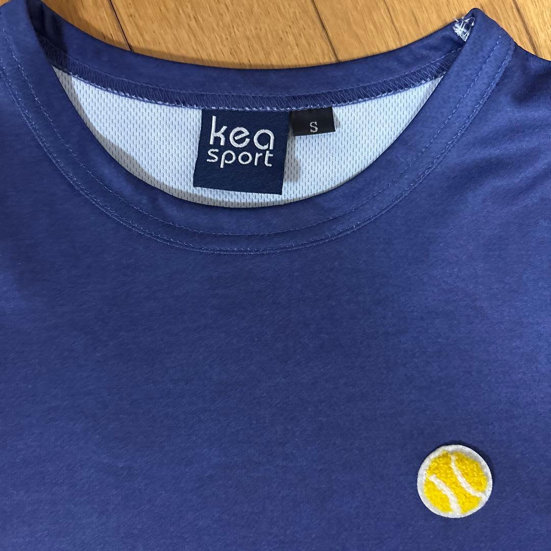 美品 キア テニスウエア Tシャツ スコート 上下セット 上L 下M チェック