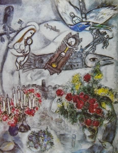 シャガールChagall、ヴァンスをめぐる想い、希少な画集より