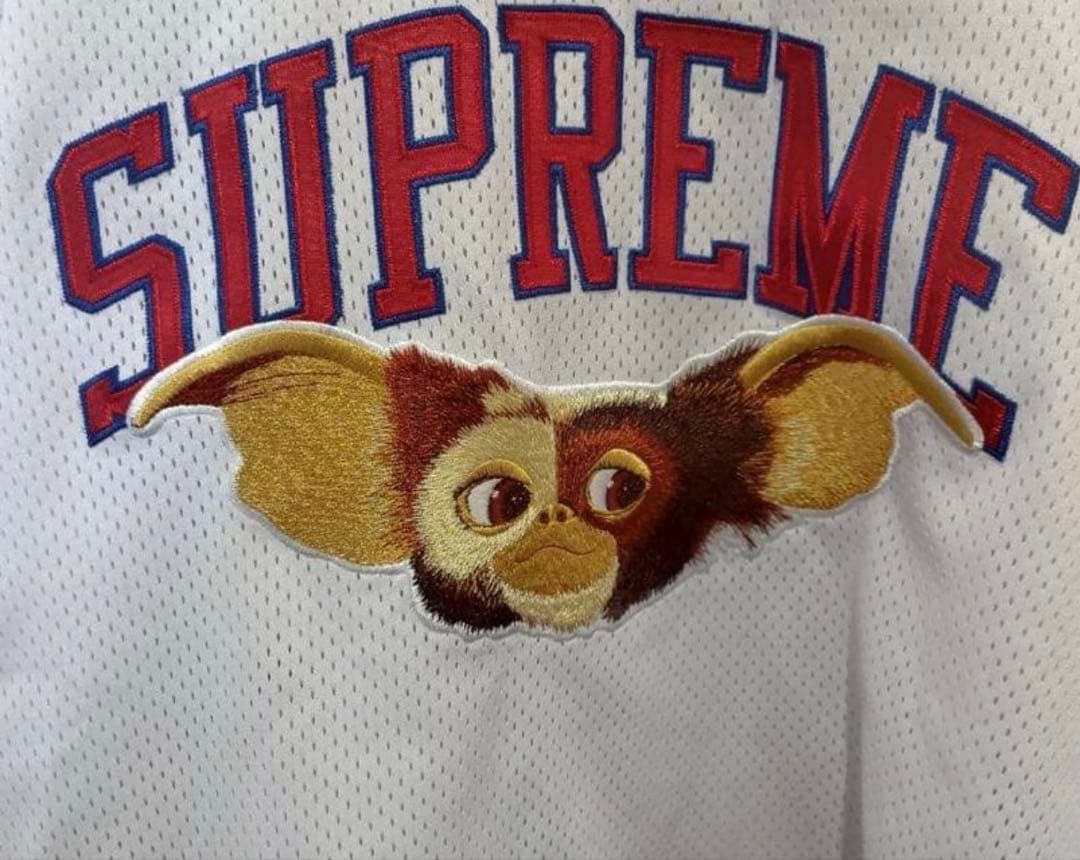 Supreme グレムリン刺繍 フットボールシャツ M
