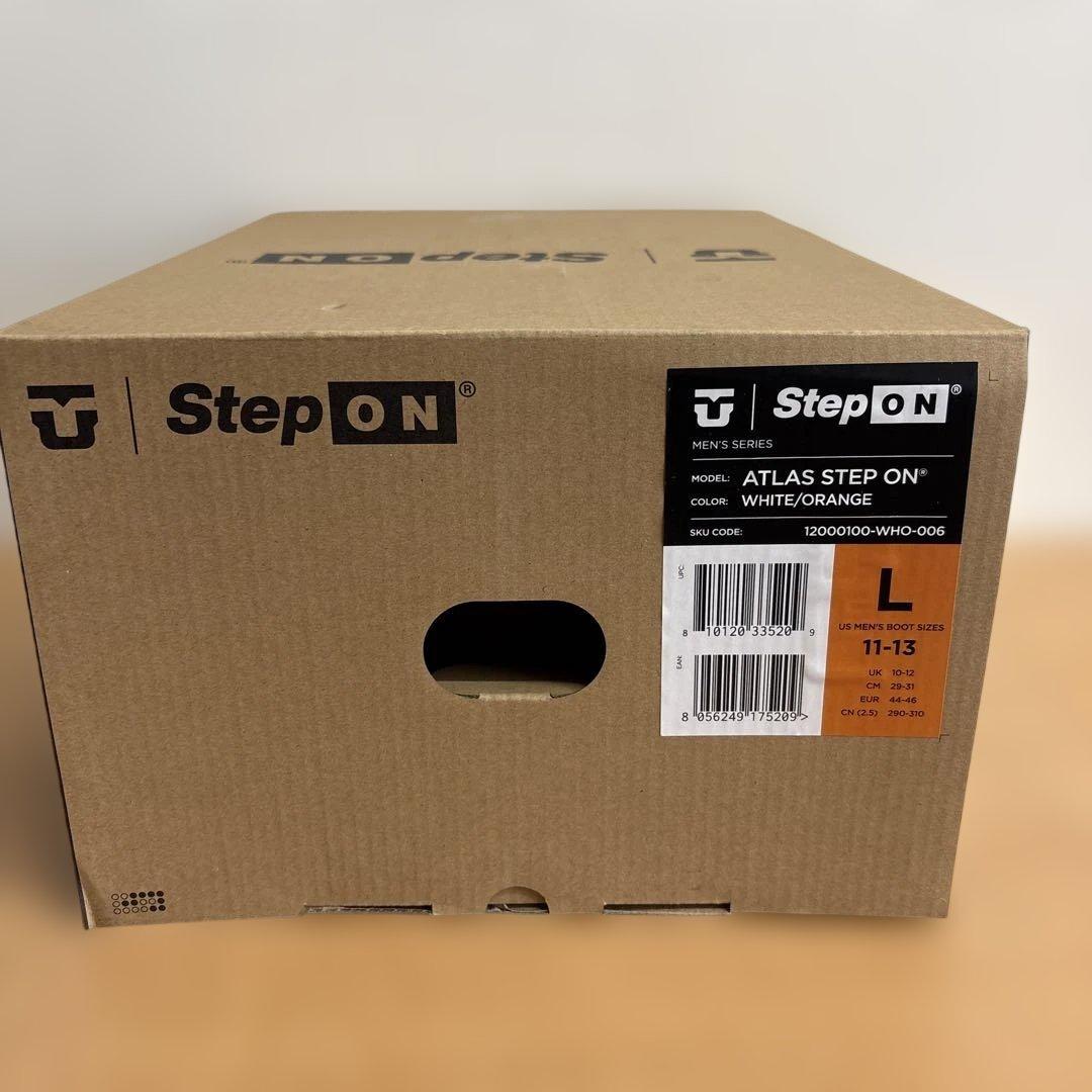 UNION ユニオンATLAS STEP ON L WHT/ORG 新品未使用