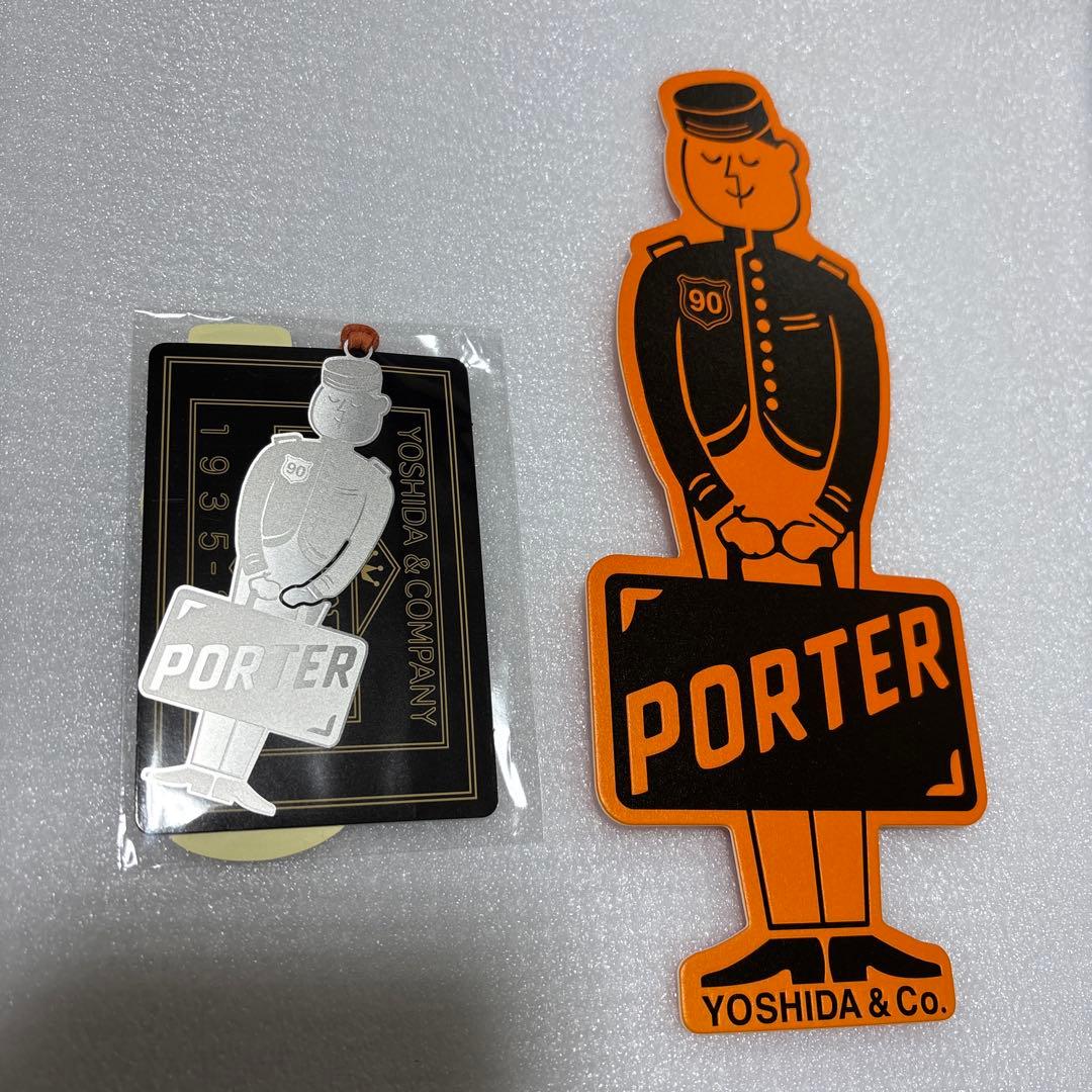 ポーター 90周年記念キャラクターグッズ非売品 栞　マグネット　ステッカー