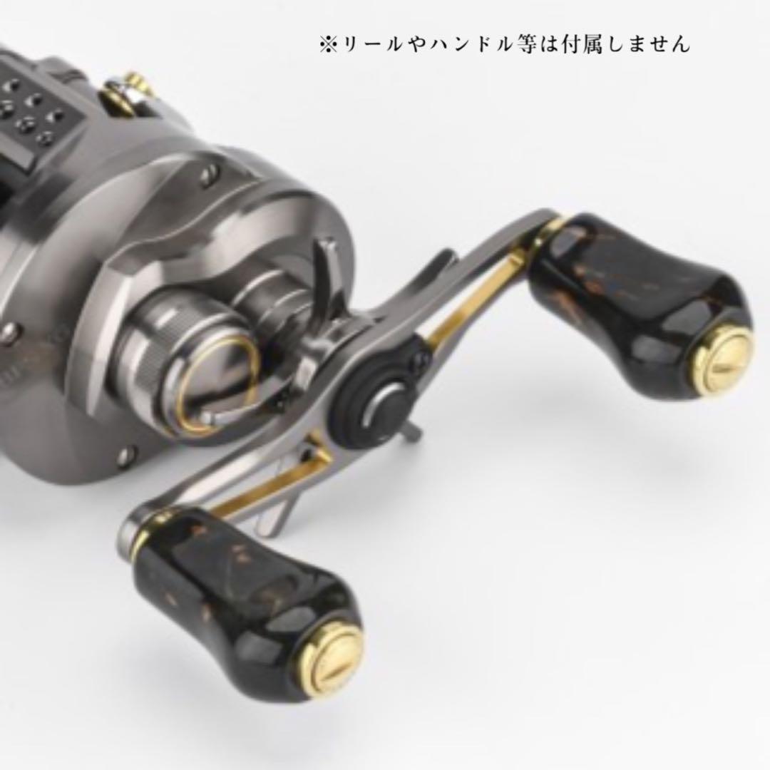 ゴメクサス/瘤材　ウッドノブ×2/柏木　ブラック系/シマノA ダイワS チタン
