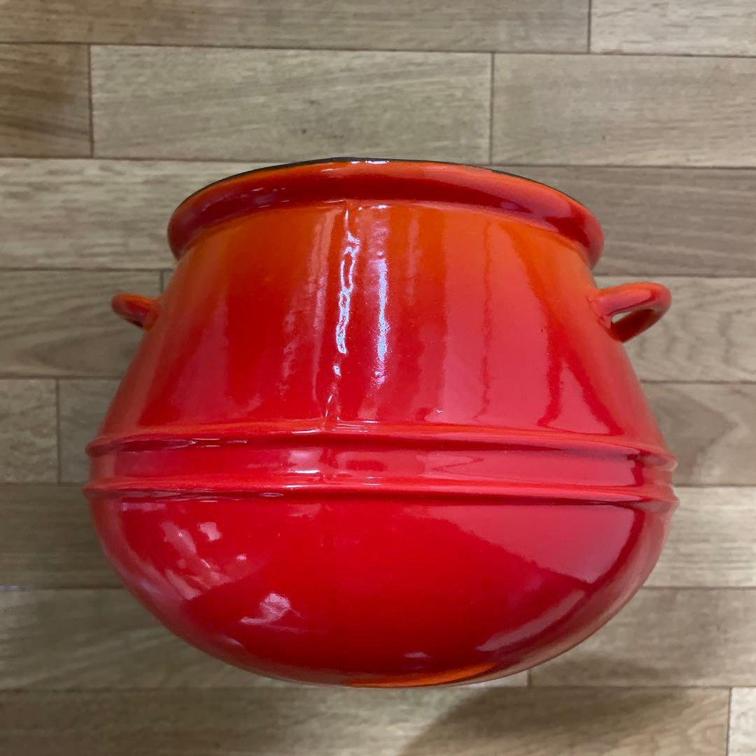 ヴィンテージ　DESCOWARE BELGIUM Flame Bean Pot