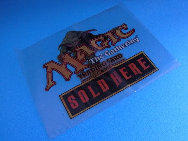 非売品　マジック・ザ・ギャザリング　SOLD HERE　MTG　シート　販促品