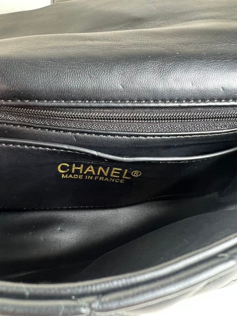 CHANEL ノベルティ ブラック チェーンショルダーバッグ