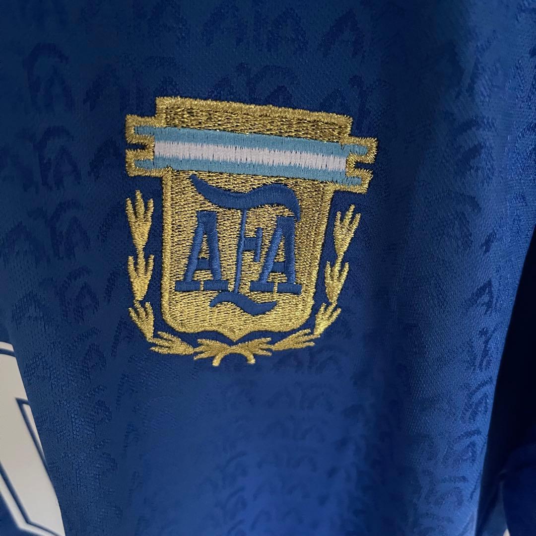 アルゼンチン代表1994away復刻サッカーユニフォームマラドーナ　adidas