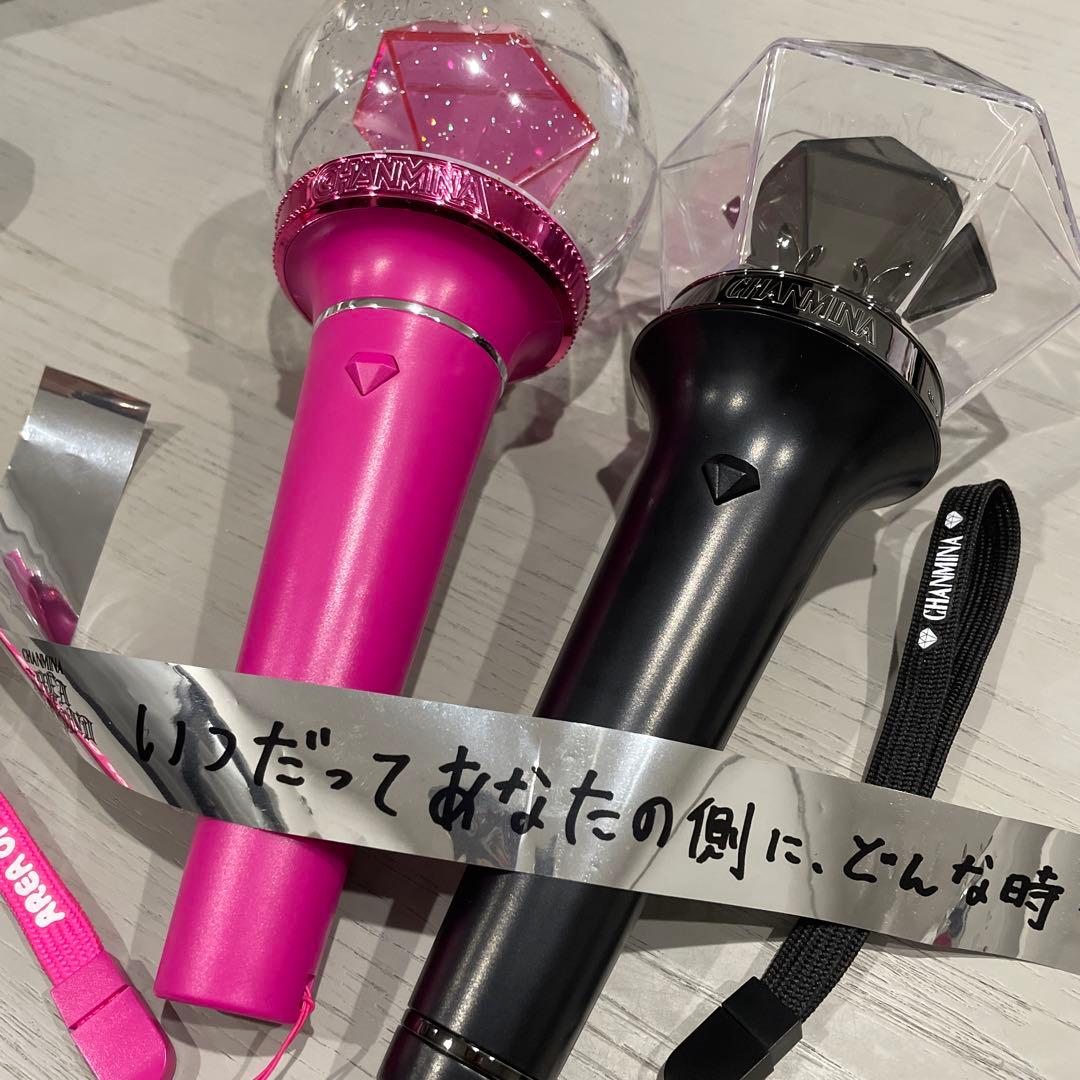 CHANMIN ペンライト 2セット　銀テープ付き