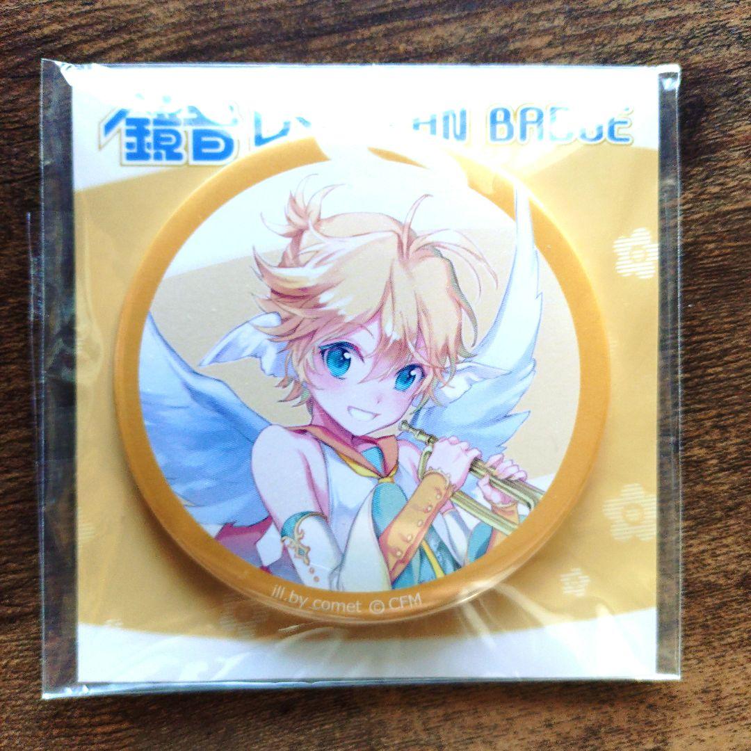 鏡音レン 缶バッジ スイーツ チョコレート風 天使 ムービック