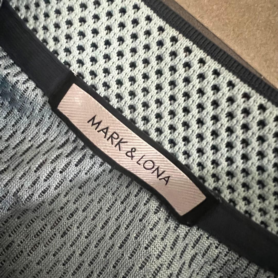 MARK&LONA マークアンドロナ　ポロシャツ　ゴルフ　メンズ　半袖　総柄　M