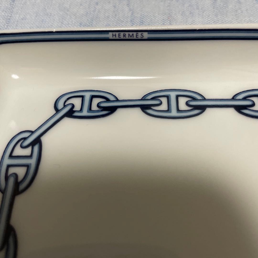 HERMES エルメス　シェーヌダンクル　スクエアプレート