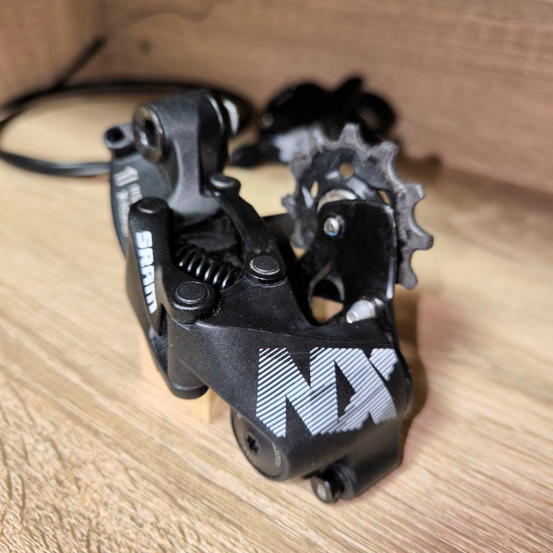 【低走行】SRAM NX 11s リアディレイラー ロングケーブル付