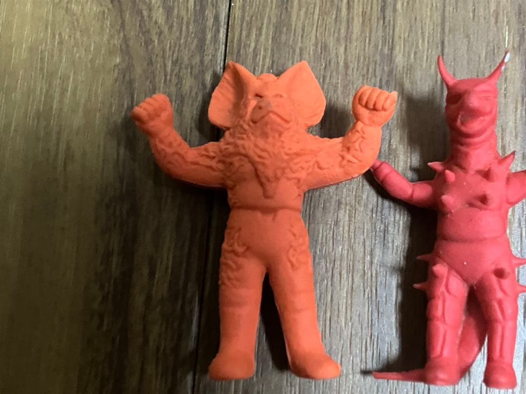 ウルトラマン怪獣消しゴム 5体セット 体長60mm 昭和当時品