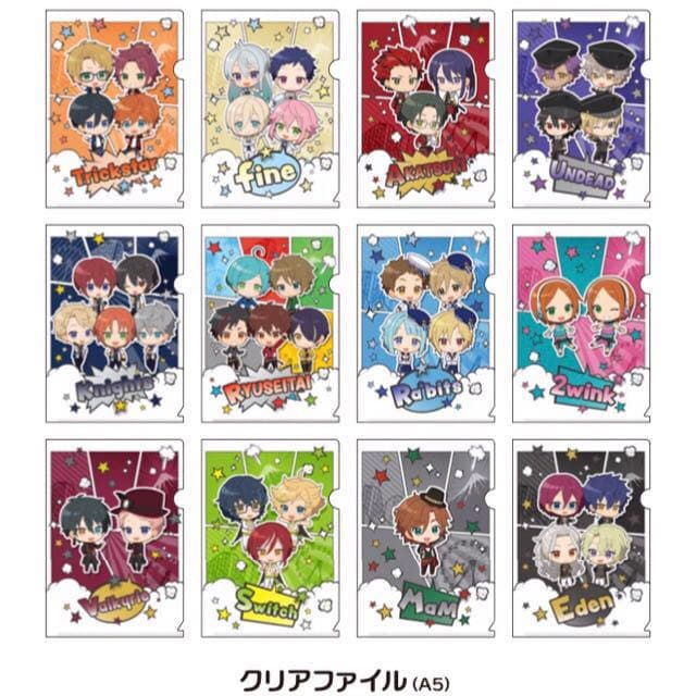 新品★あんスタ【Knights】富士急★A5★クリアファイル★4点セット