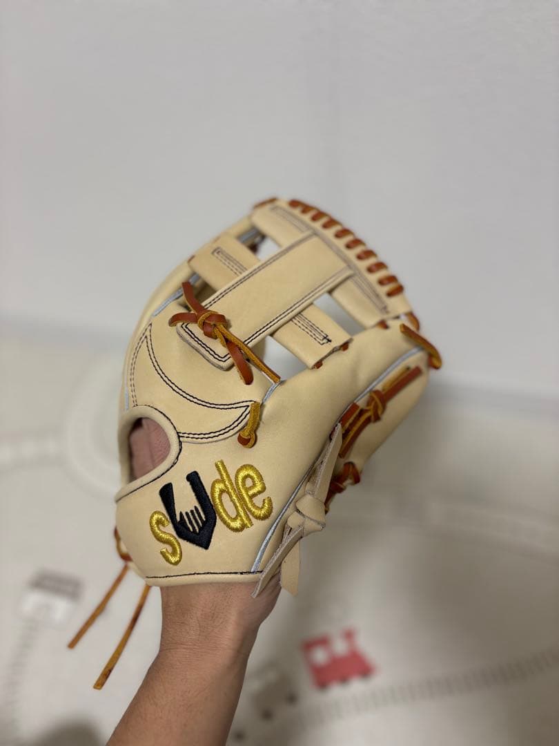 新品未使用 SUDE 軟式少年用 グローブ 野球 硬式 内野用
