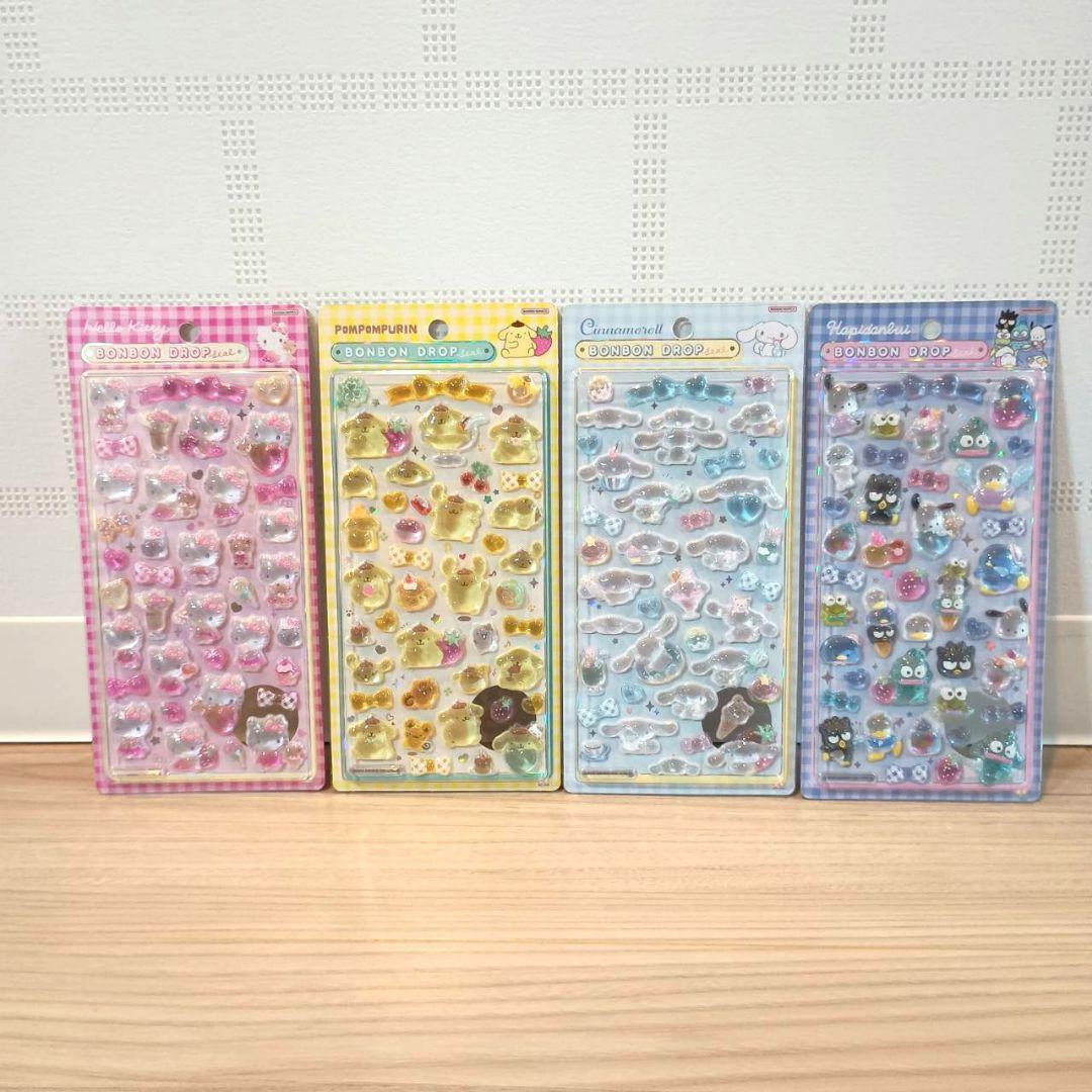 国内正規品 　ボンボンドロップシールサンリオ第二弾コンプリートセット　全8種類