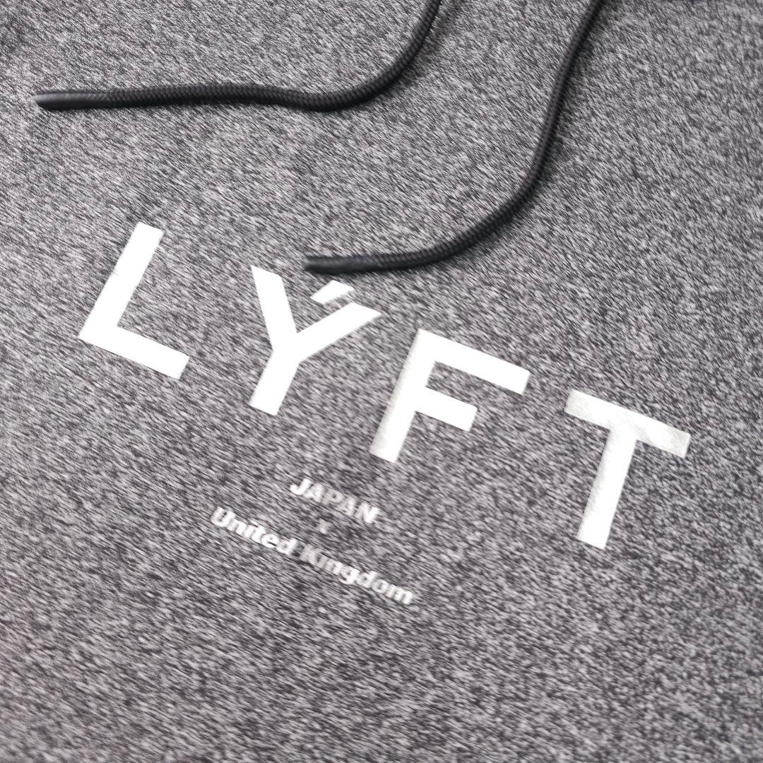 極美品 LYFT リフト ノースリーブ フーディー パーカー フード L グレー