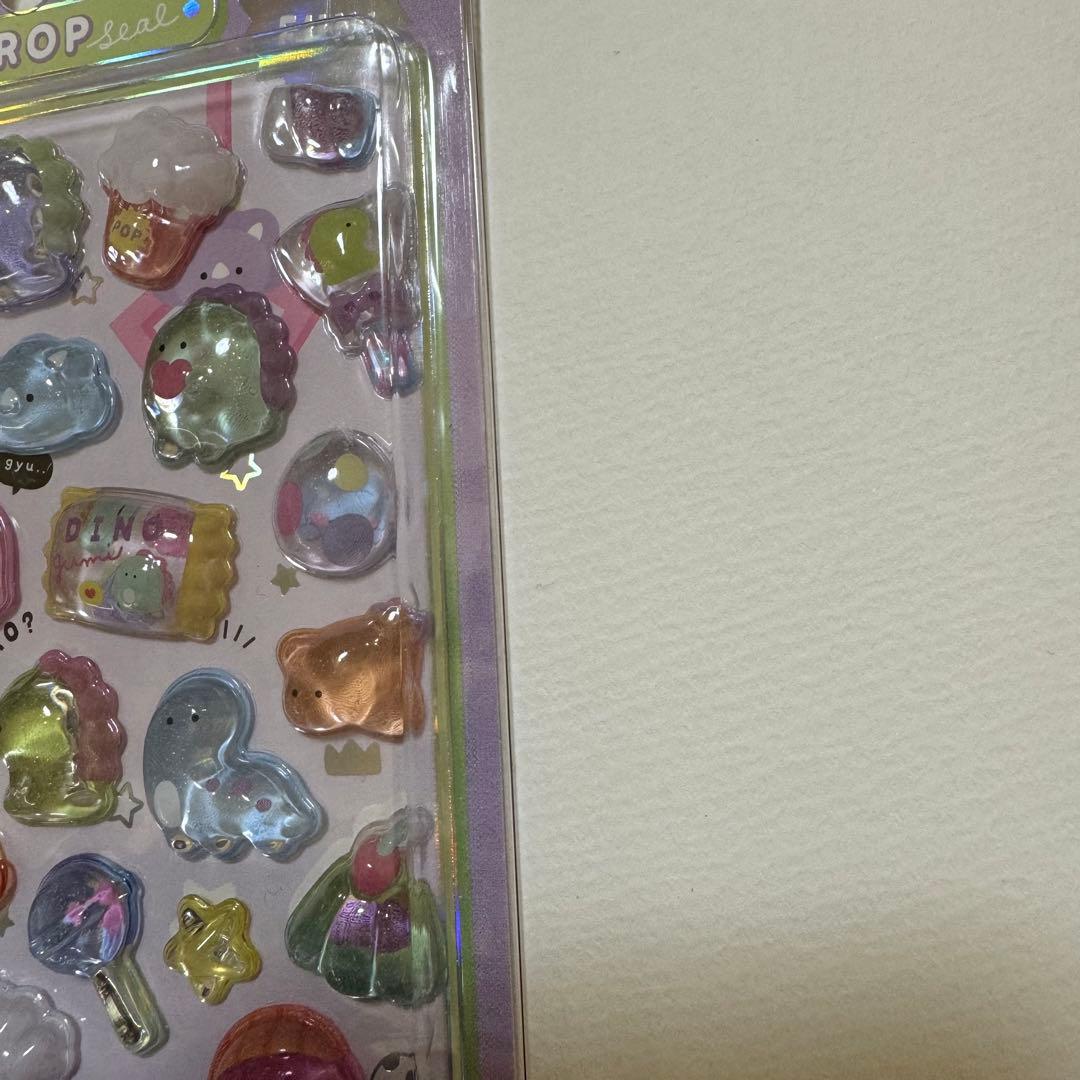 ボンボンドロップシール　恐竜　がおがお　新品未使用　正規品