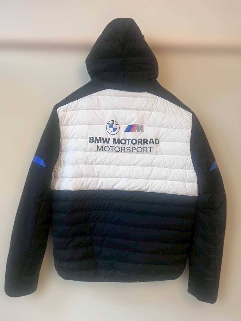 軽量ダウン100%　 Motorsport Jacket フード付き