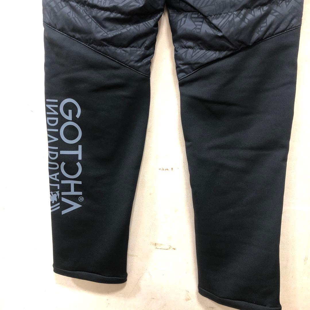 未使用ガチャ　ゴルフ　ダウン　パンツ　gotcha GOLF 黒