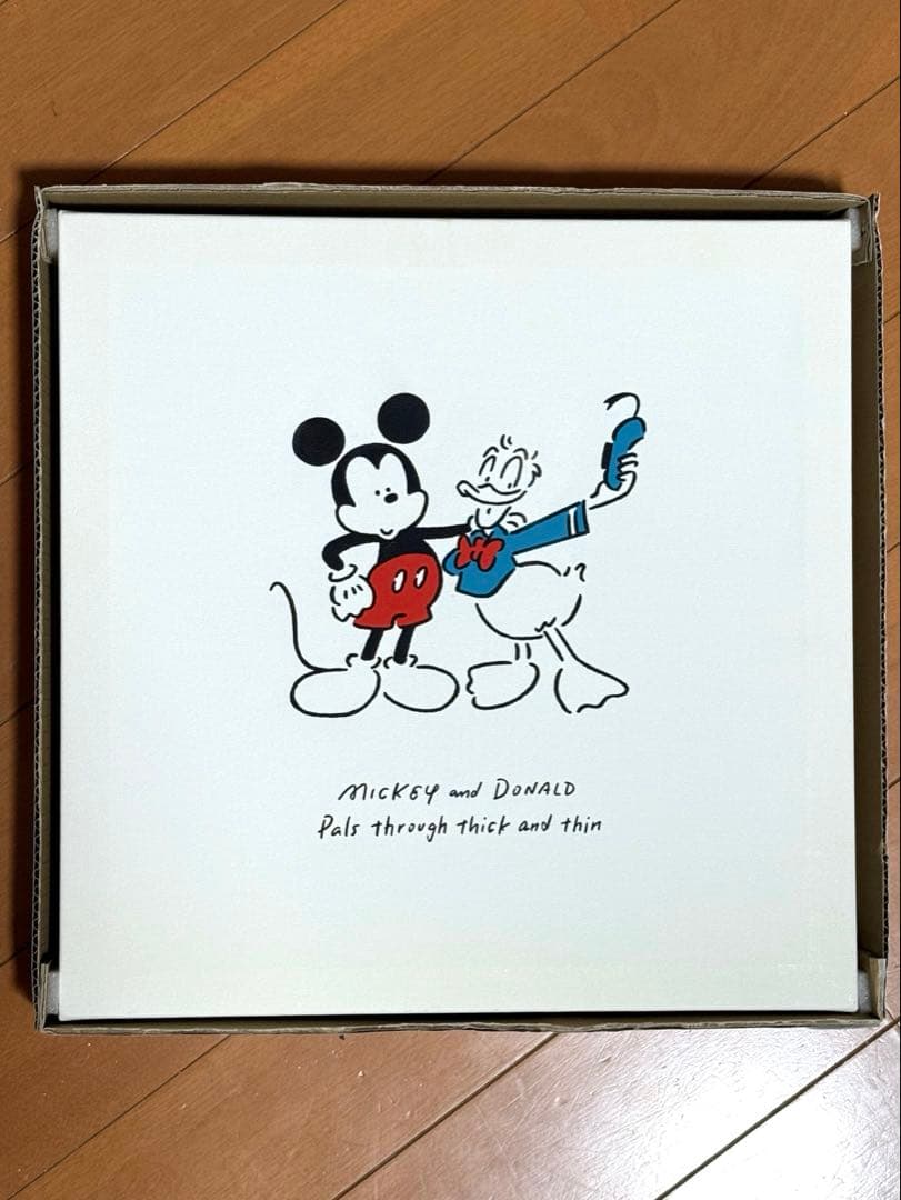長場雄 Disney公式 Mickey & Donald プリント作品｜専用箱等