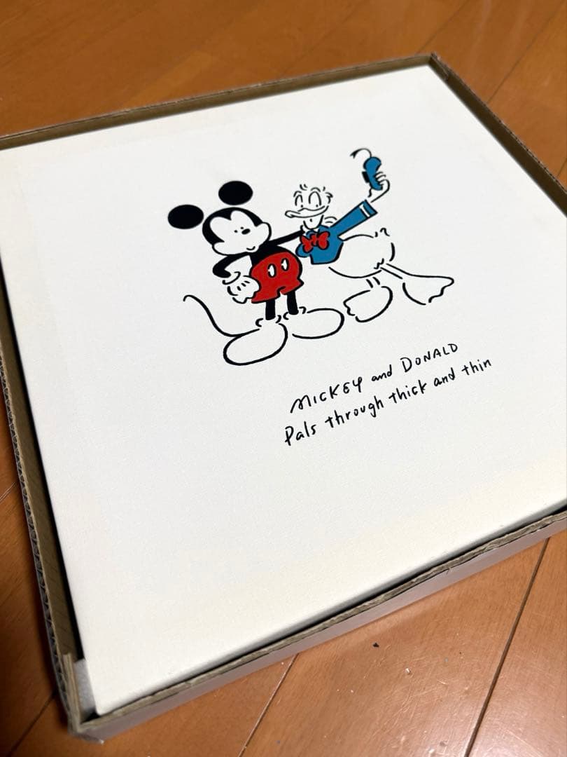 長場雄 Disney公式 Mickey & Donald プリント作品｜専用箱等