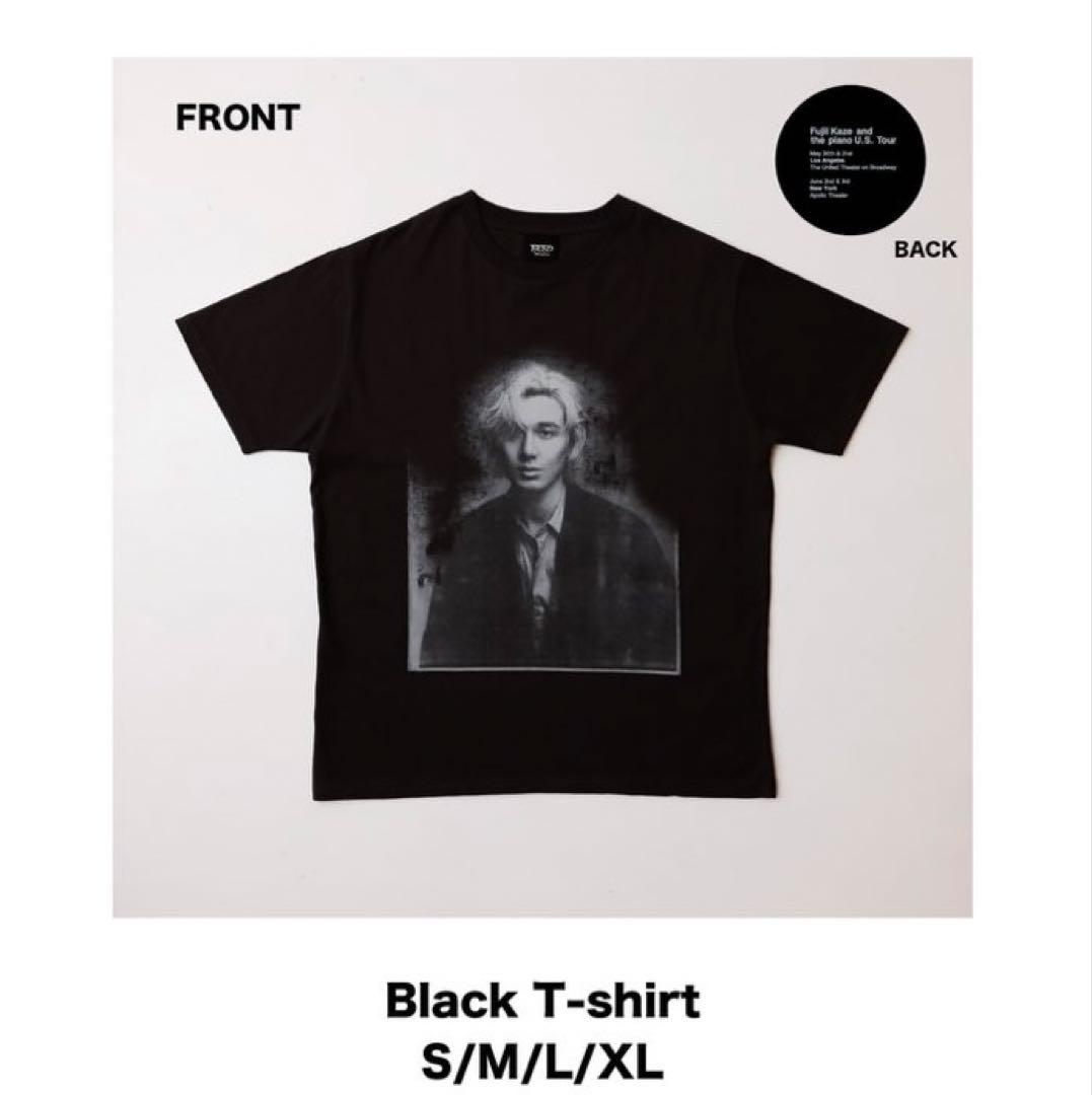 藤井風usツアーTシャツ半袖 黒 XLサイズ
