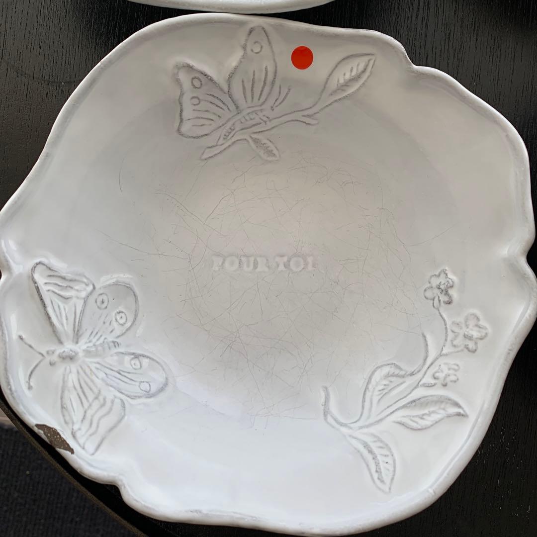 Astier de Villatte フルール スモールプレート　1枚