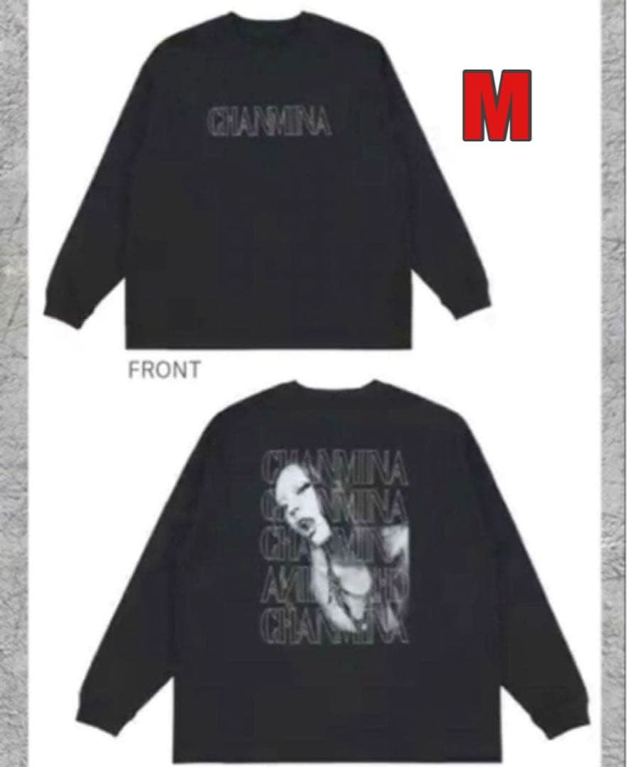 ちゃんみなグッズ ロングスリーブTシャツ ロンＴ 長袖 Mサイズ 新品未開封