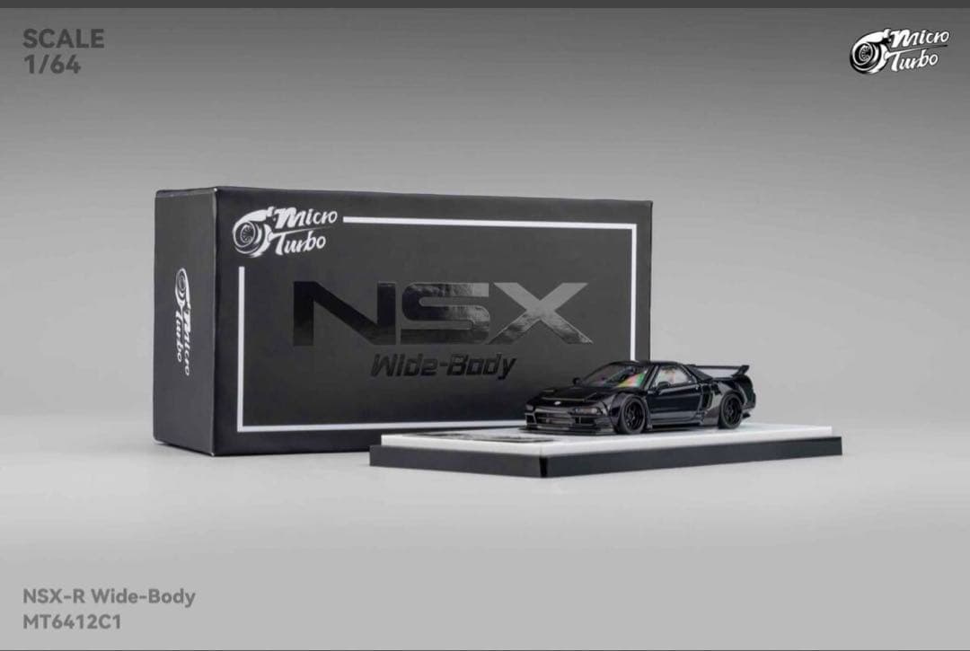 1/64 micro turbo NSX-R wide body ホンダ 黒