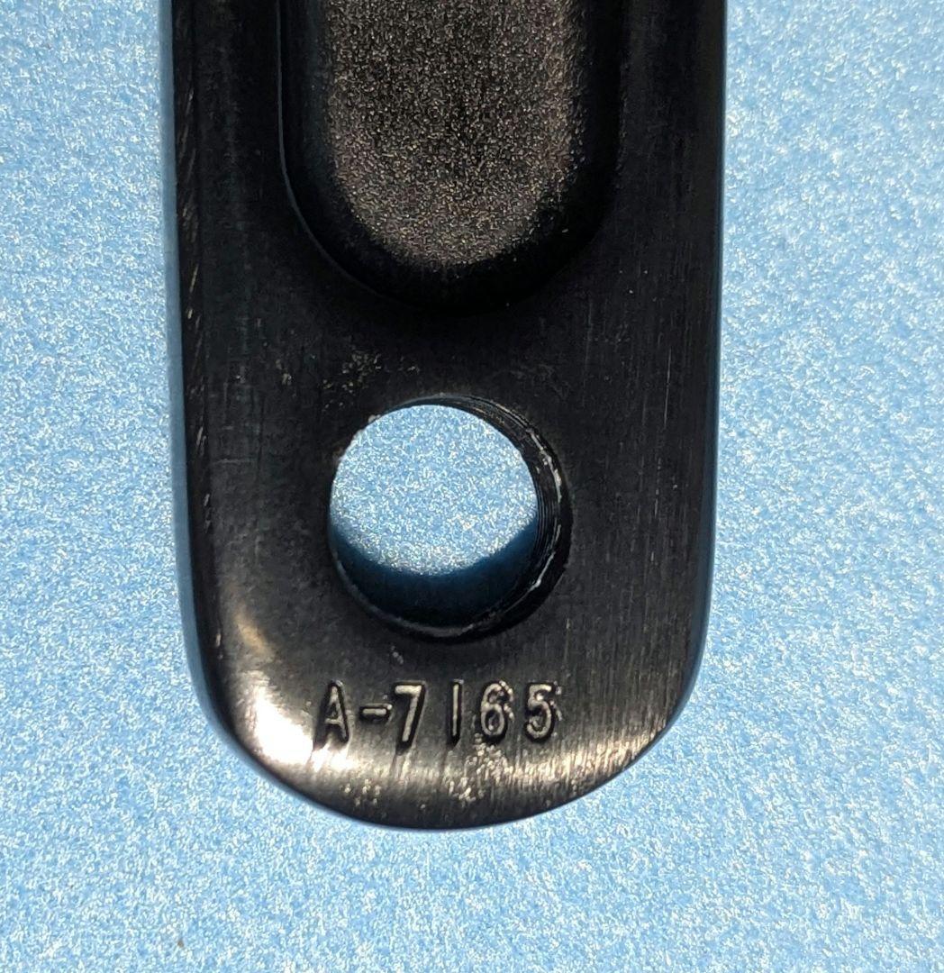 SKEACE スクエアテーパー ピスト用クランクセット 165mm 48T 黒