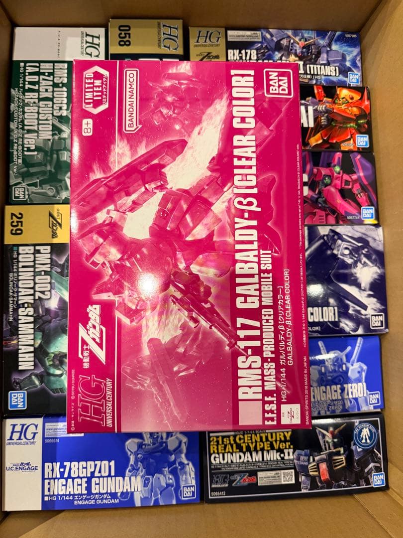 ティターンズ系HG12点セット（クリアカラー含む）
