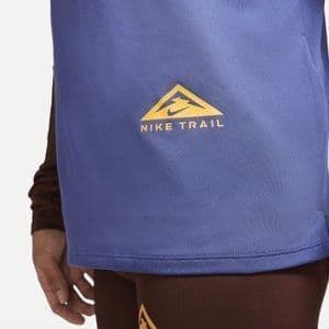 S ナイキ トレイル ランニング パーカー 約1万 フーディ エレメント 紫 黒