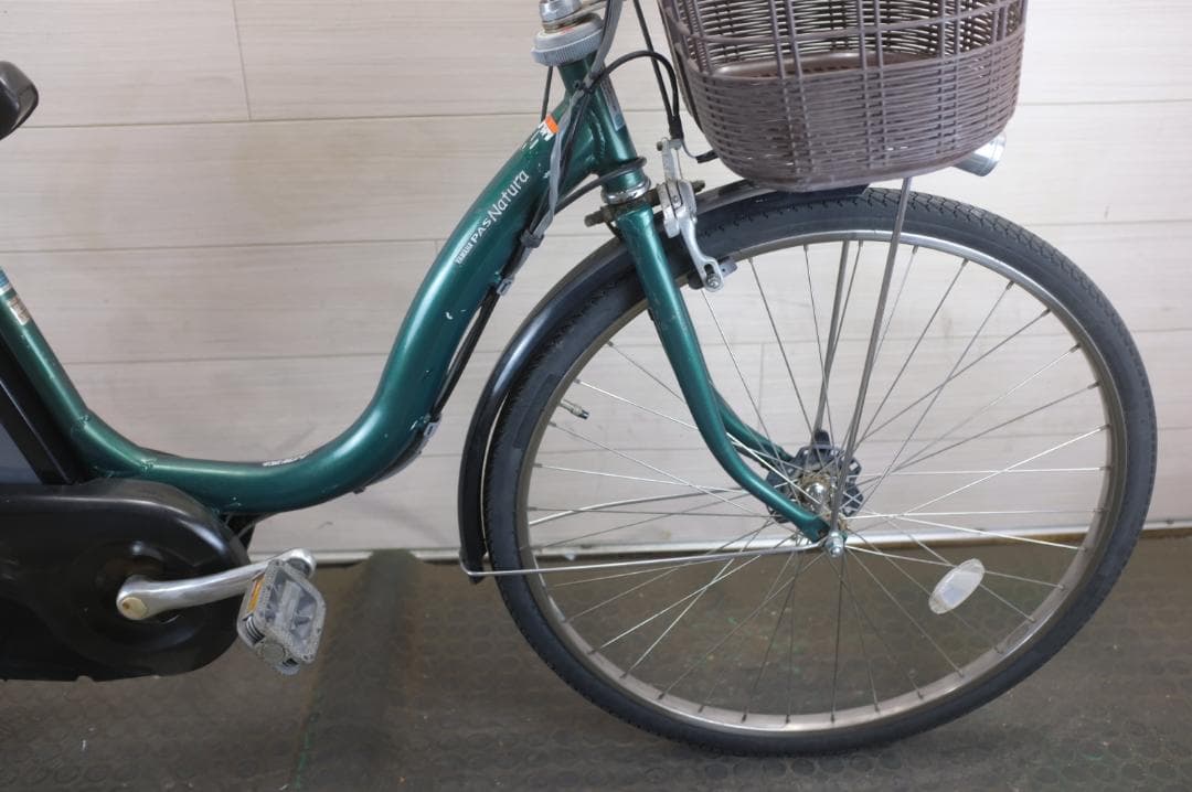 電動自転車ヤマハPAS　Natura　26インチ　3段　8.9Ah充電器あり