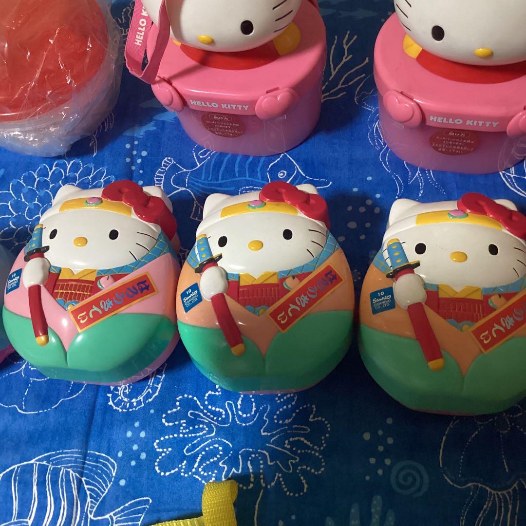 3725ハローキティ弁当箱&水筒&水筒カバーセット