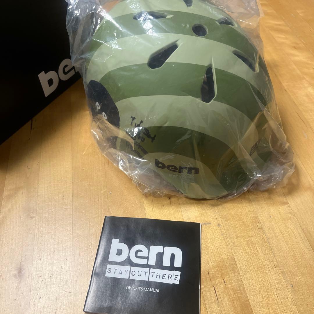 【新品未使用】bern WATTS 神山隆二モデル カーキ XS ヘルメット
