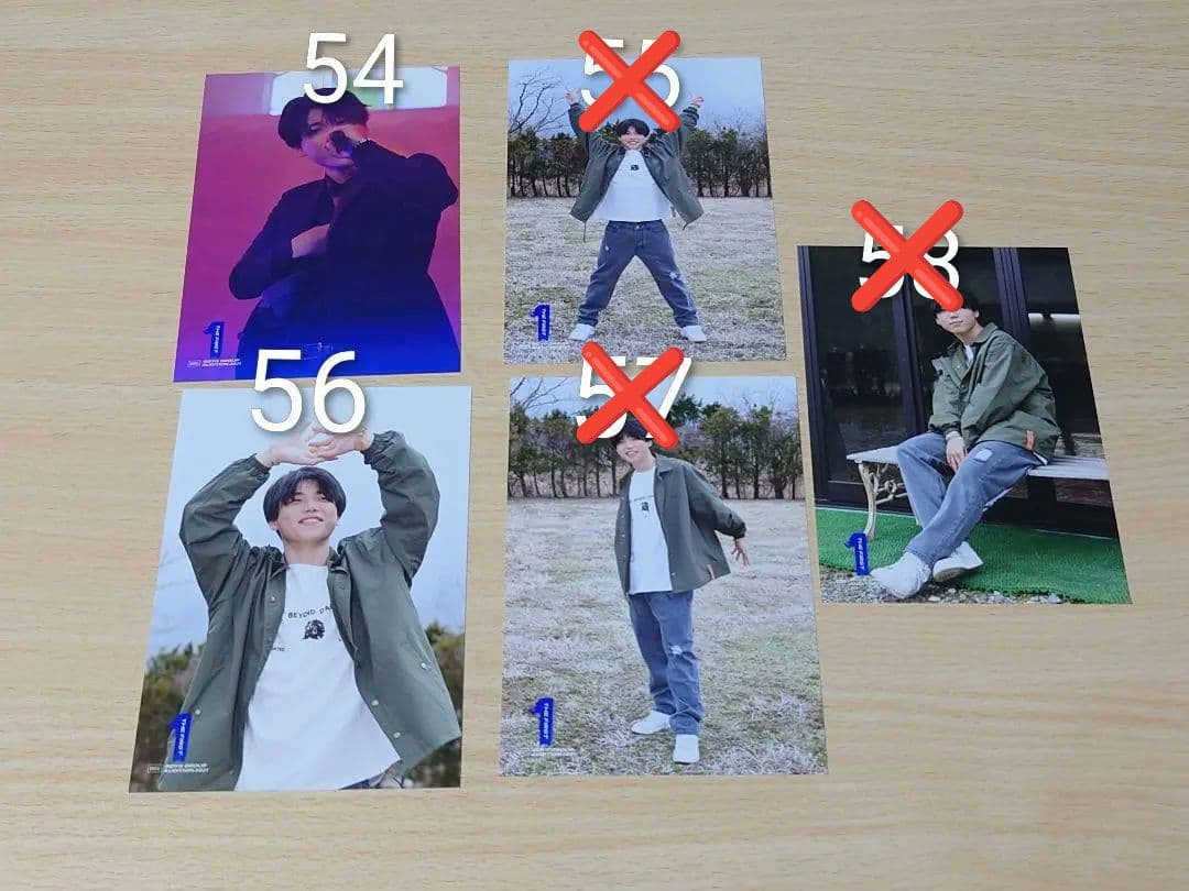 ！値下げ中！THE FIRSTオーディションフォト全35枚 バラ可 1枚400円