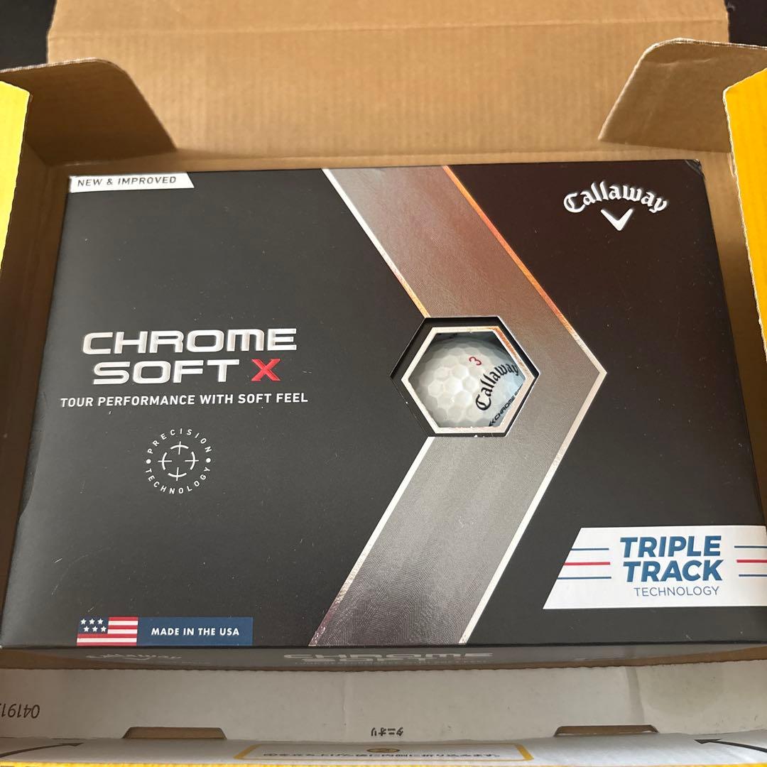 20個　Callaway Chrome Soft X トリプルトラック LS