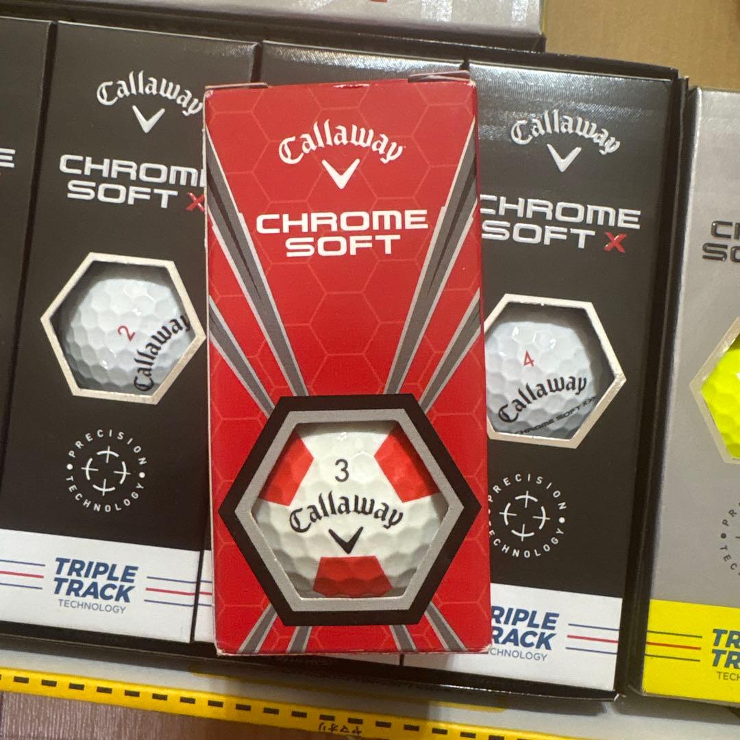20個　Callaway Chrome Soft X トリプルトラック LS