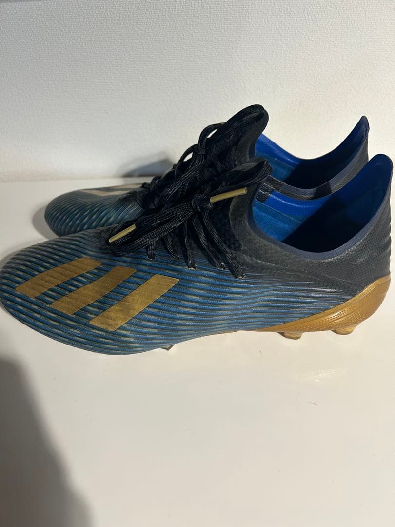 値下げ可能‼️adidas X スパイクシューズ 青/金