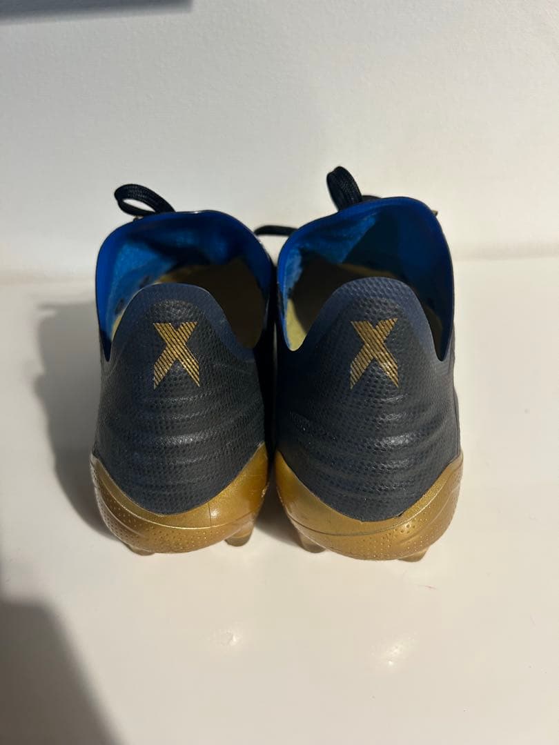 値下げ可能‼️adidas X スパイクシューズ 青/金