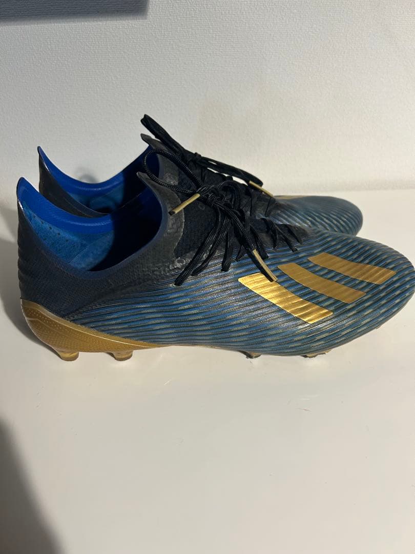 値下げ可能‼️adidas X スパイクシューズ 青/金
